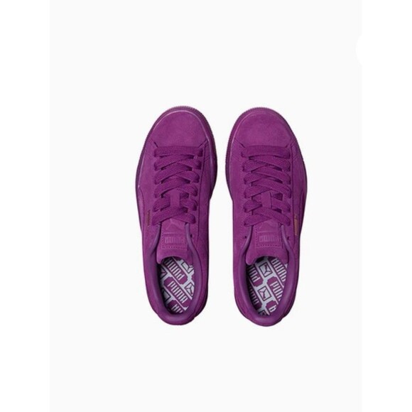 Girls Puma Suede Classic 'Mono Gold - Byzantium-Gold' 381470-03 Size 4.5y - Picture 3 of 6